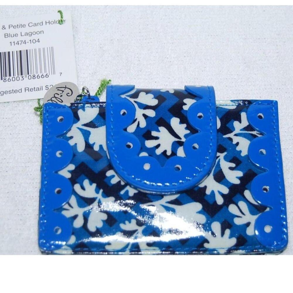 Vera Bradley Pretty Petite Wallet - Blue Lagoon